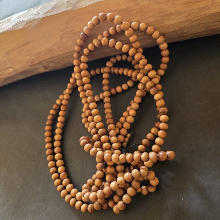6mm Mysore Sandalwood Jaap Mala - Image 4