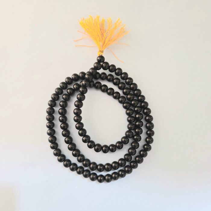 8mm Polished Karungali Mala (Ebony Wood – Shining Finish) - Image 6