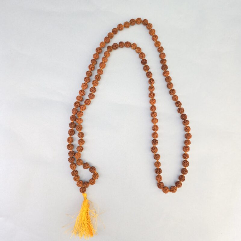 8mm Certified Natural Rudraksha Mala