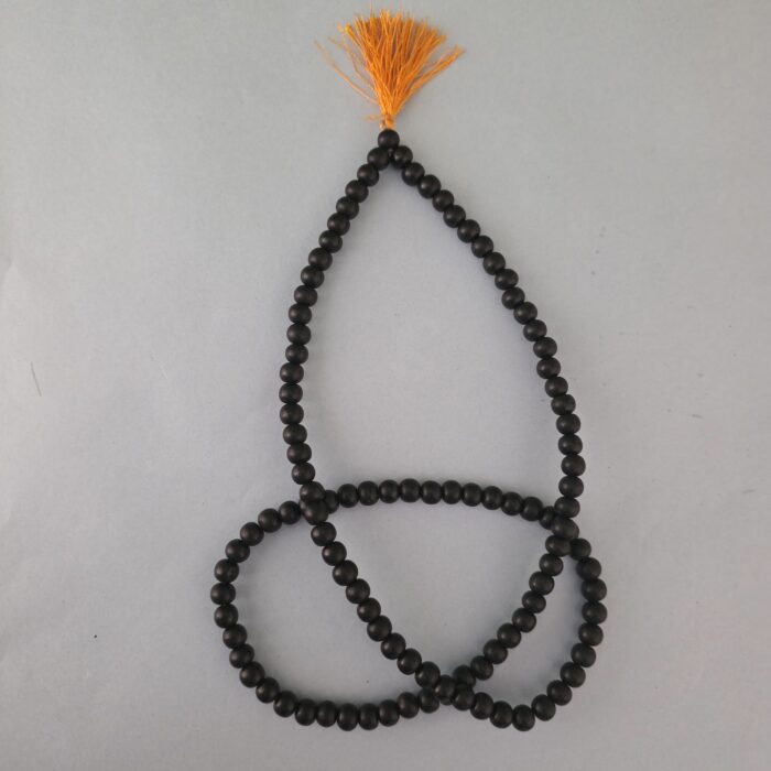 8mm Unpolished Karungali Mala (Ebony Wood) - Image 4